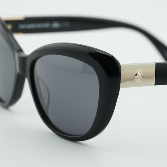 Kate Spade EMMALYNN/S 0807 M9 Sunglasses Black Cat Eye Frame, Polarized Lenses main image 5